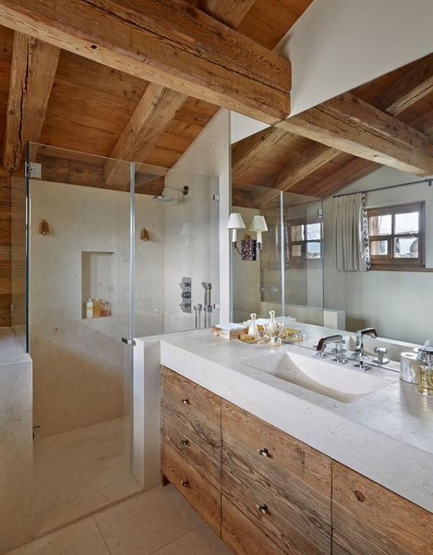Badezimmer landhaus modern