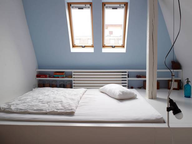 Farben für schlafzimmer mit dachschräge
