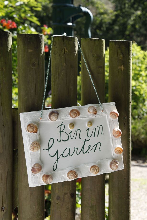 Garten schilder basteln