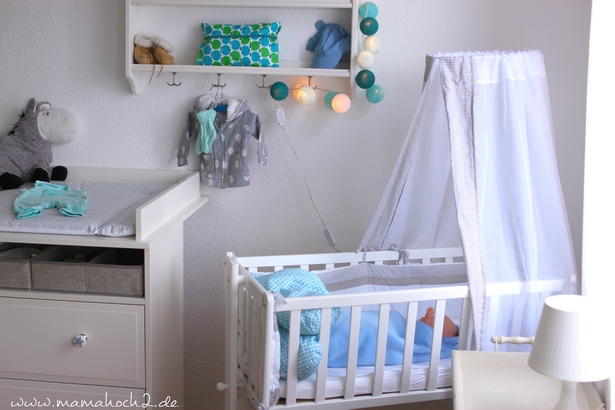 Kleines schlafzimmer mit baby einrichten