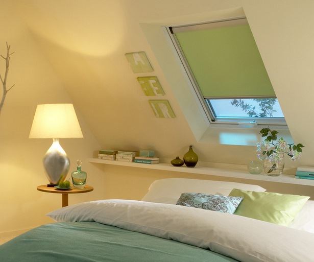 Wandfarbe für schlafzimmer mit dachschräge
