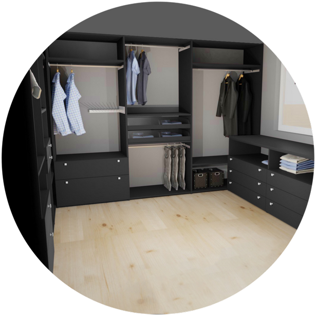 Wohnung zimmer schrank