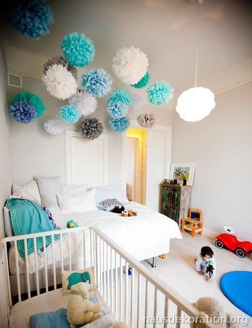 Babyzimmer deko blau