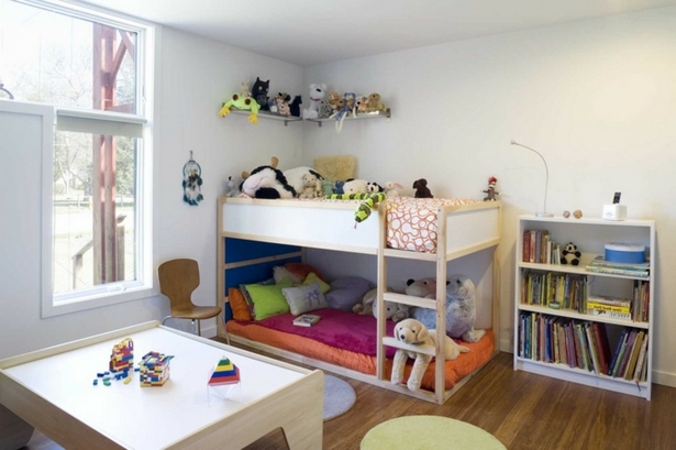 Kinderzimmer ideen mit hochbett