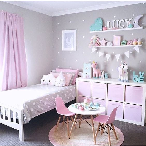 Kinderzimmer mädchen rosa