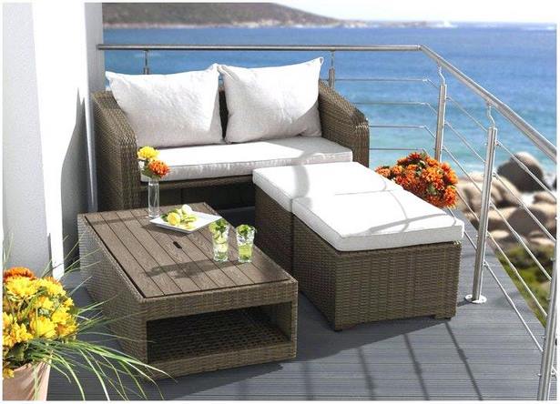Kleine lounge für balkon