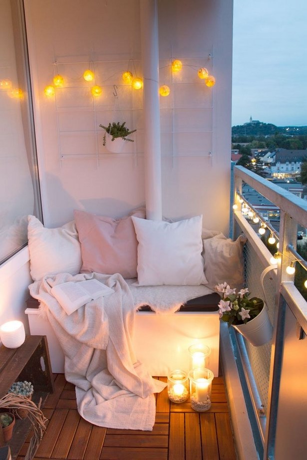 Kleiner balkon deko ideen