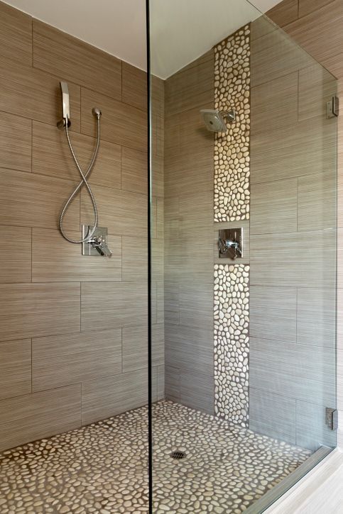 Moderne dusche