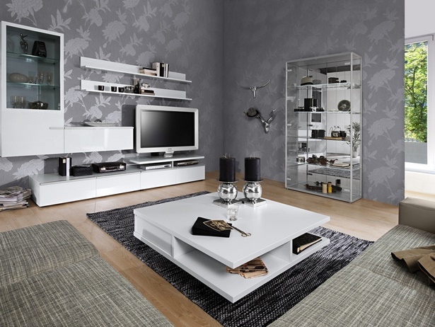 Wohnzimmer tapete modern