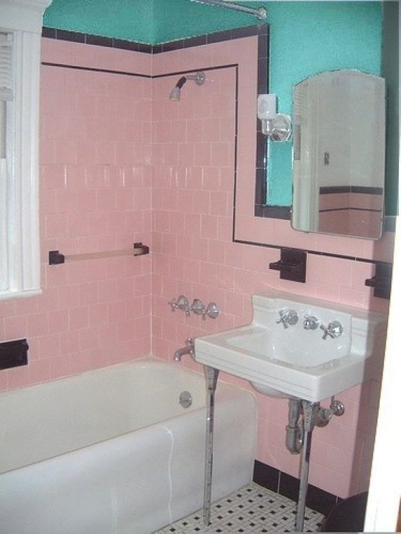 Badezimmer deko pink