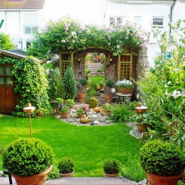 Garten romantisch gestalten