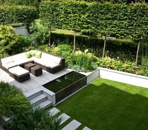 Garten sitzecke modern