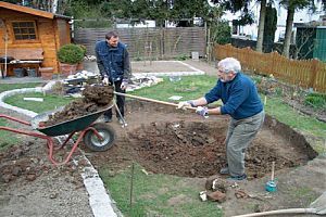 Garten umbauen