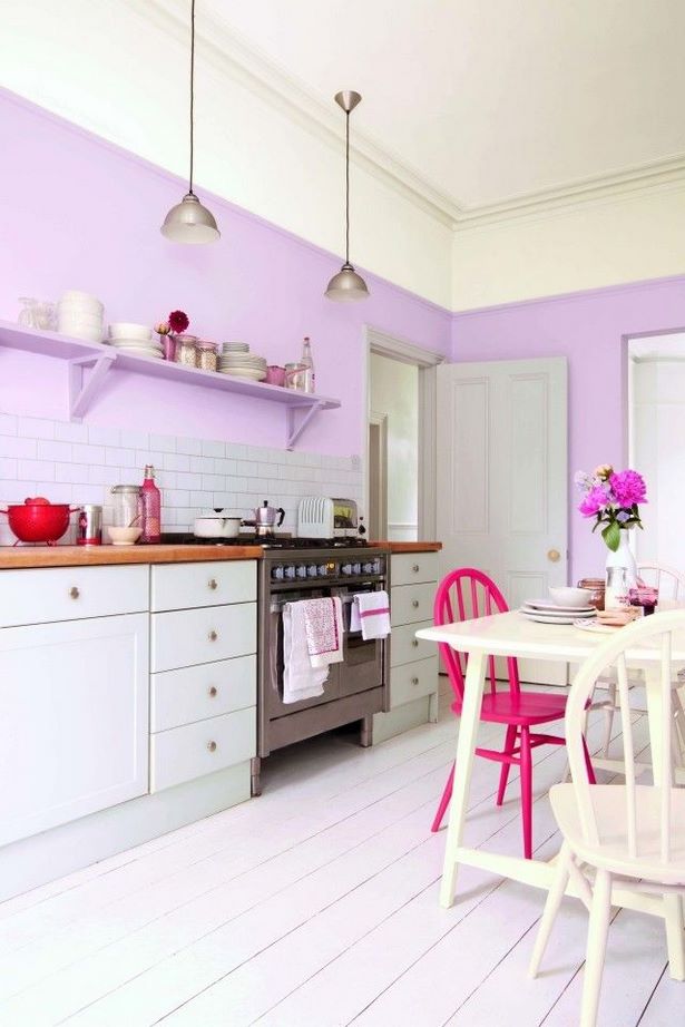 Küchenwände gestalten mit farbe