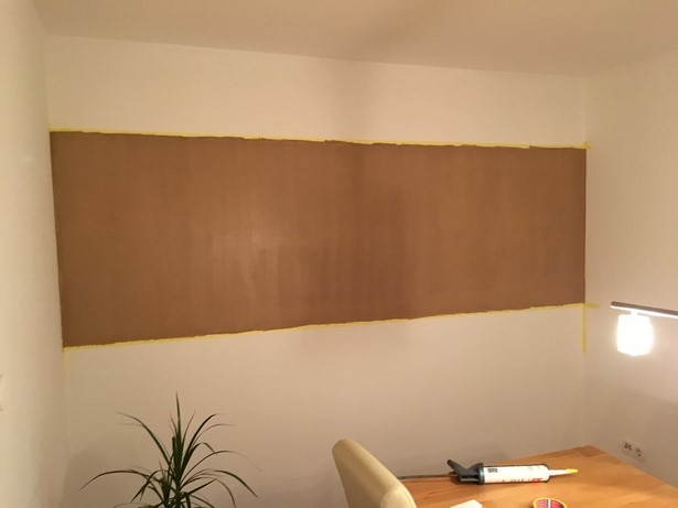 Wand beige streichen