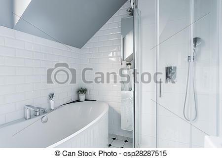 Weißes badezimmer