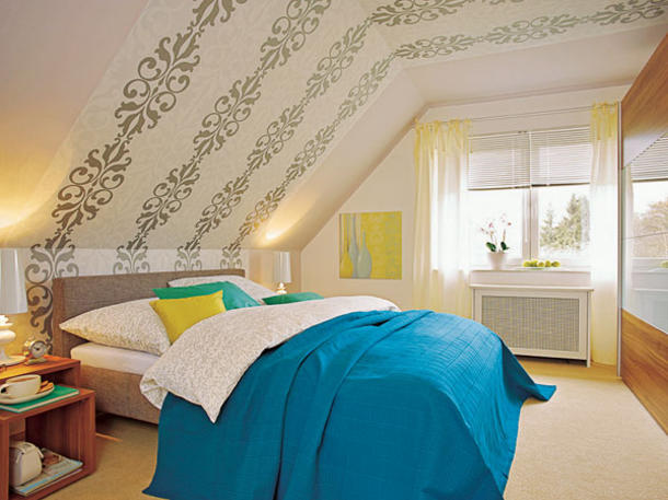 Gestaltung schlafzimmer mit dachschräge