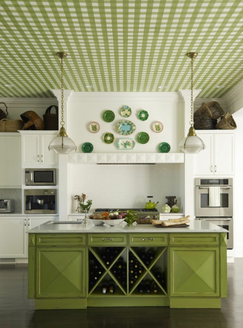 Grüne küche deko