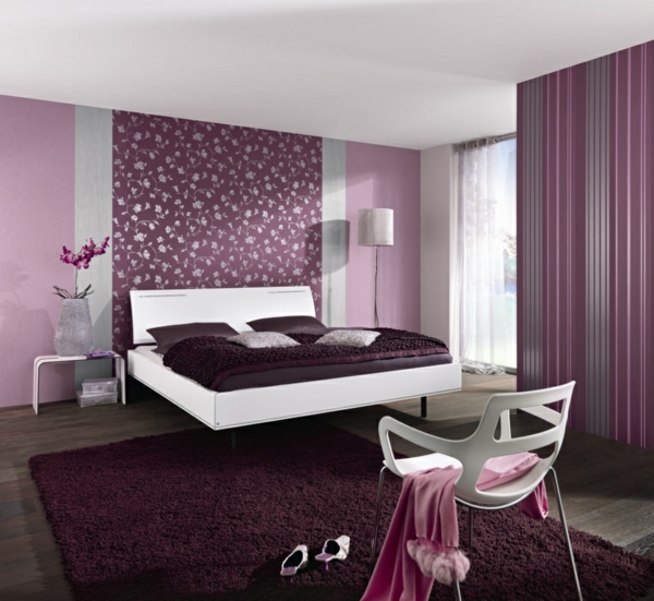 Moderne wandfarben für schlafzimmer