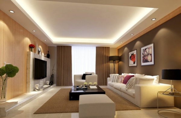Moderne wohnzimmer beleuchtung
