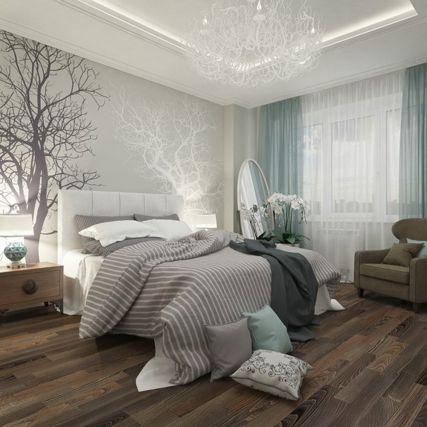Schlafzimmer modern streichen