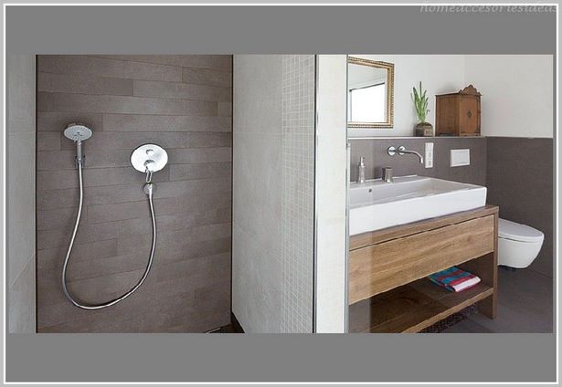 Badezimmer ideen braun beige