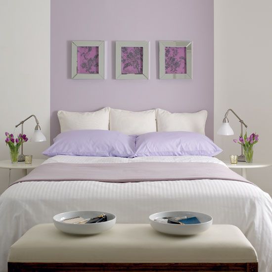 Deko schlafzimmer lila
