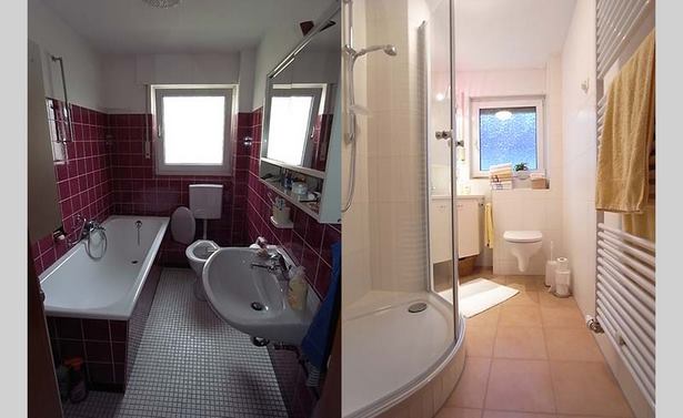 Kleines badezimmer renovieren bilder