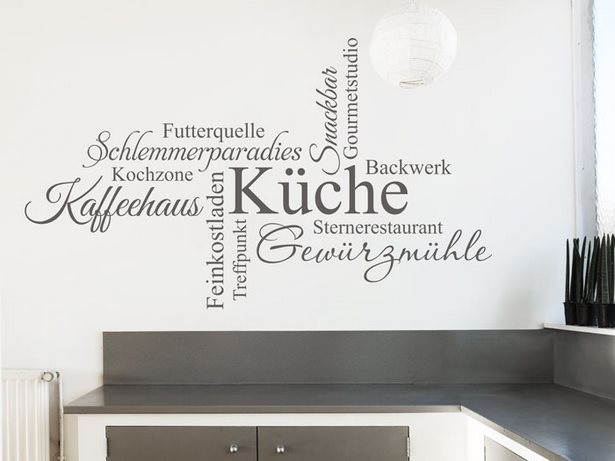 Küche gestalten wand