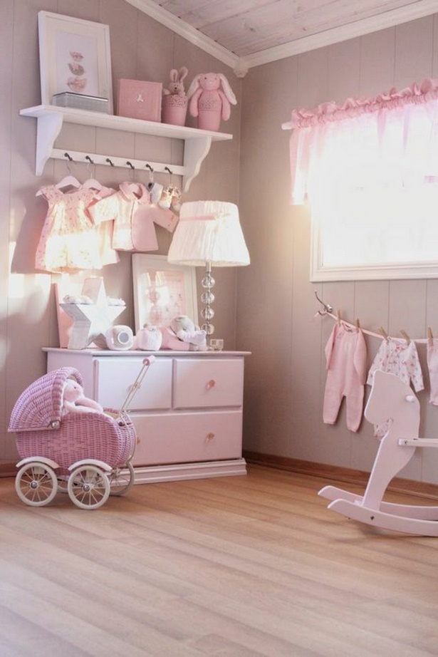 Babyzimmer deko rosa