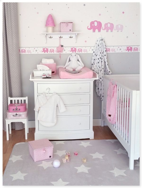 Babyzimmer einrichten mädchen