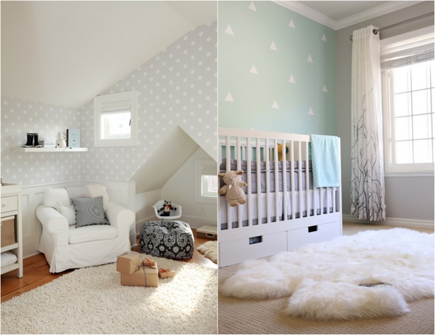 Babyzimmer wandgestaltung neutral