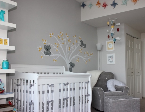 Babyzimmer wandgestaltung neutral