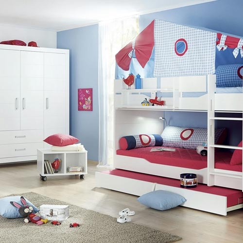 Bett jungen kinderzimmer