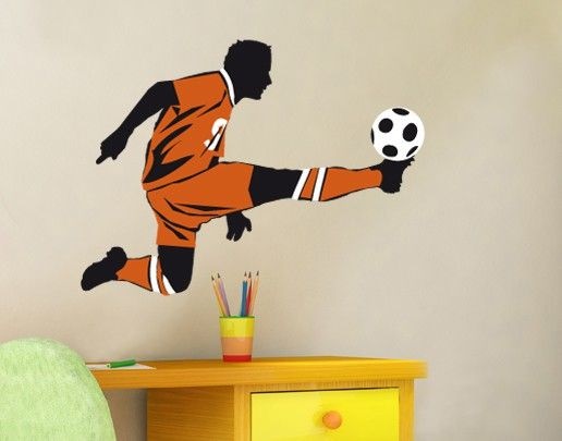 Fussball deko kinderzimmer