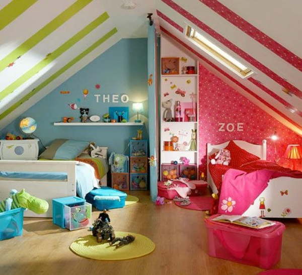 Kinderzimmer 2 betten