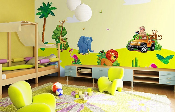 Kinderzimmer dschungel deko