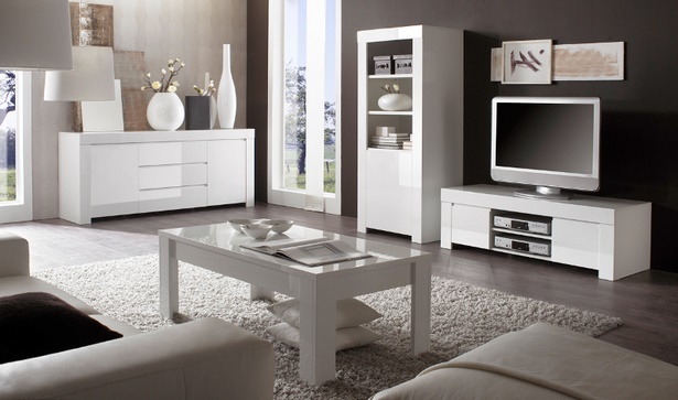 Möbel wohnzimmer weiß