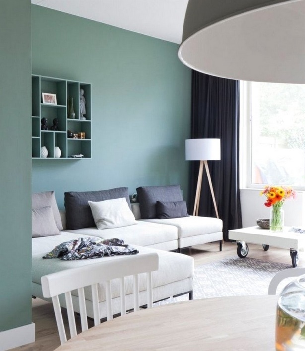 Moderne farben wohnzimmer wand