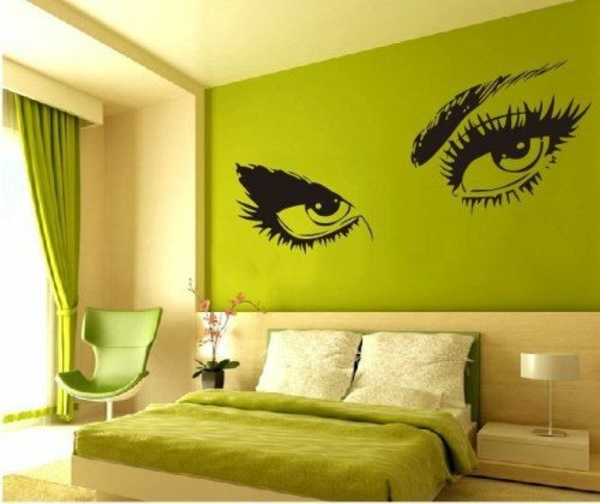 Schlafzimmer in grün gestalten