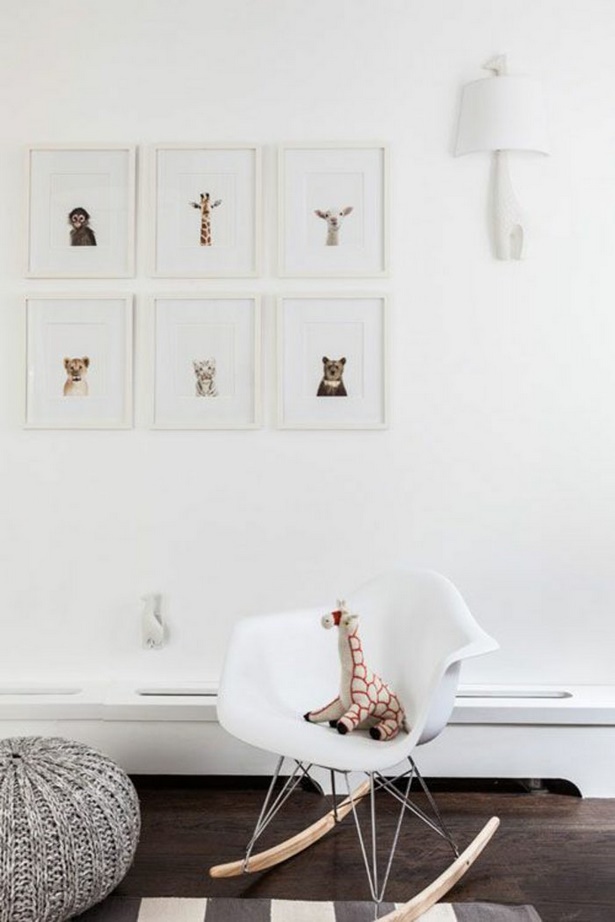 Wandgestaltung babyzimmer neutral