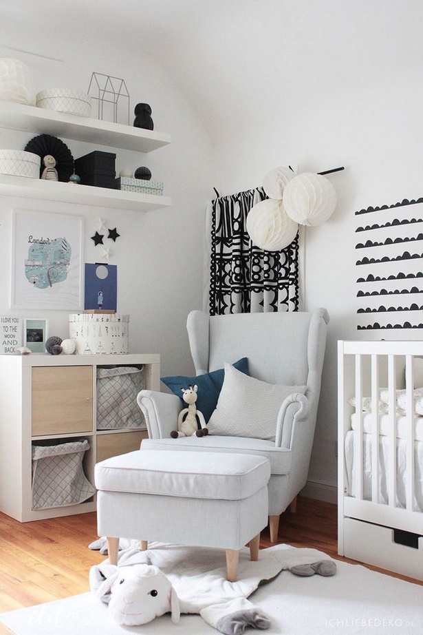 Wandgestaltung babyzimmer neutral