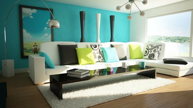 Wohnzimmer farbgestaltung ideen