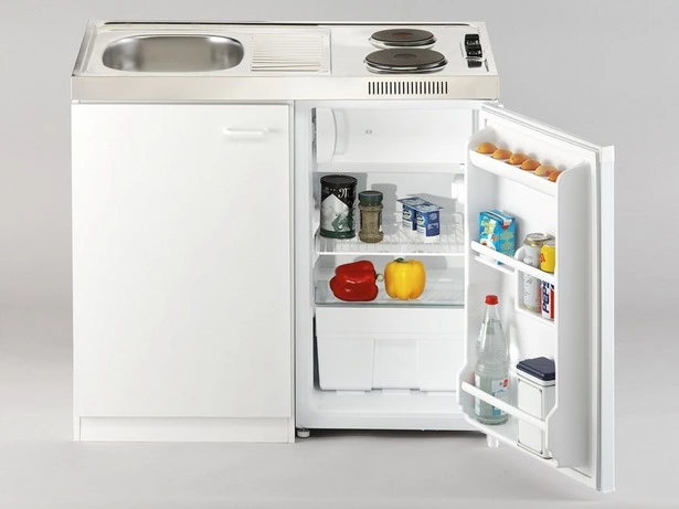 Kleine küchenzeile mit kühlschrank
