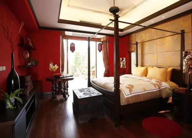 Rot schwarz schlafzimmer