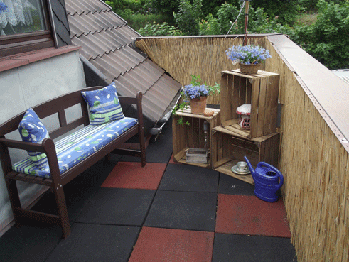 Ein schöner balkon