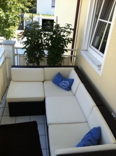 Kleine balkon lounge