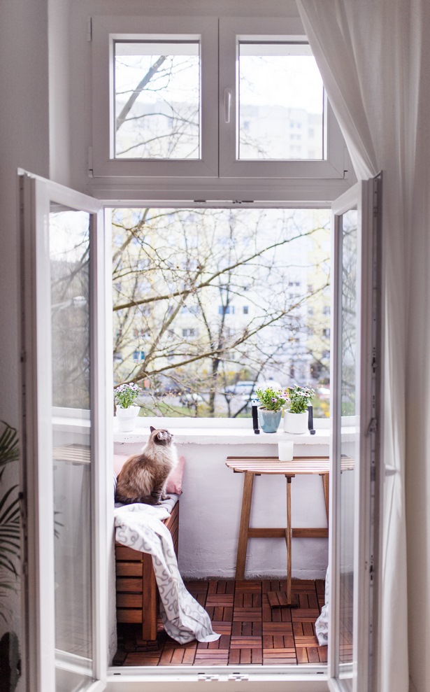 Mini balkon einrichten