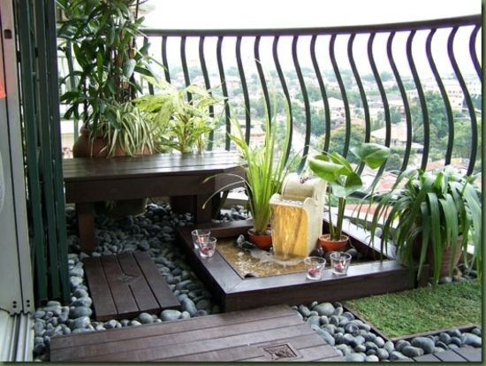 Zen balkon gestalten