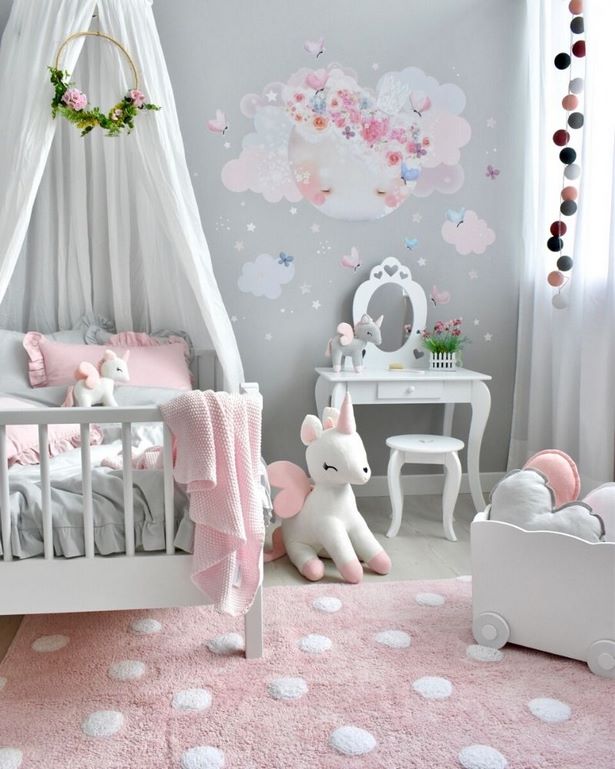 Babyzimmer beige rosa